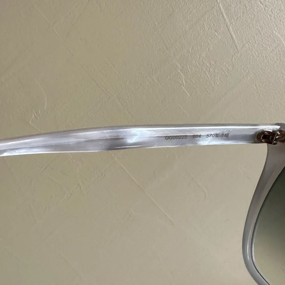 Gucci White Marble Sunglasses - Picture 10 of 14